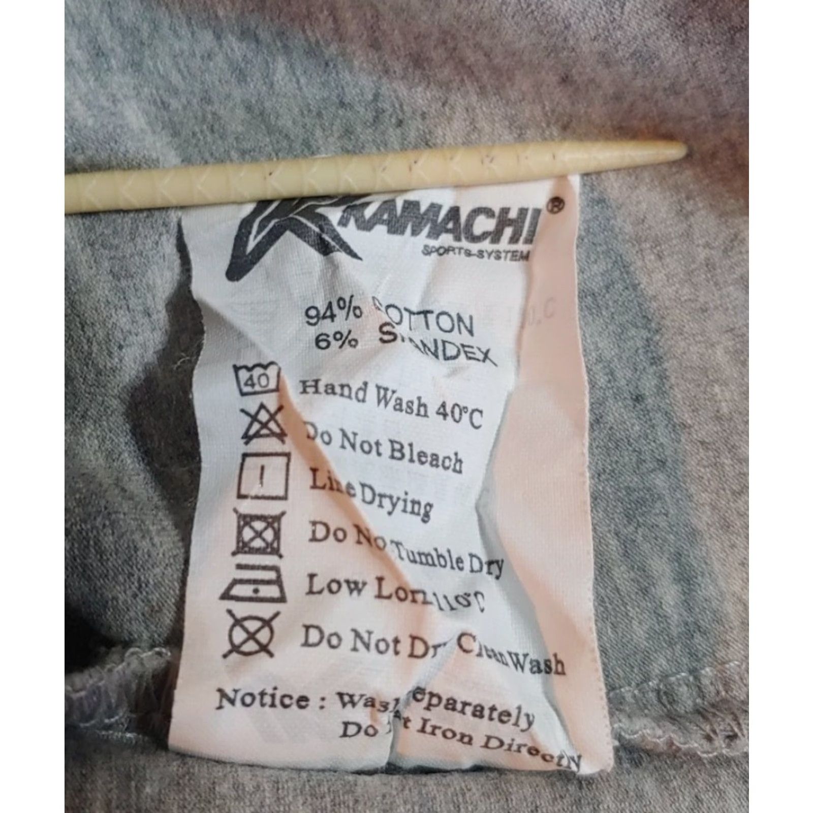 Logo 7 Kamachi Sports System Shirt Mens M Long Sleeve Pullover Gray Logo Size US M / EU 48-50 / 2 - 8 Thumbnail