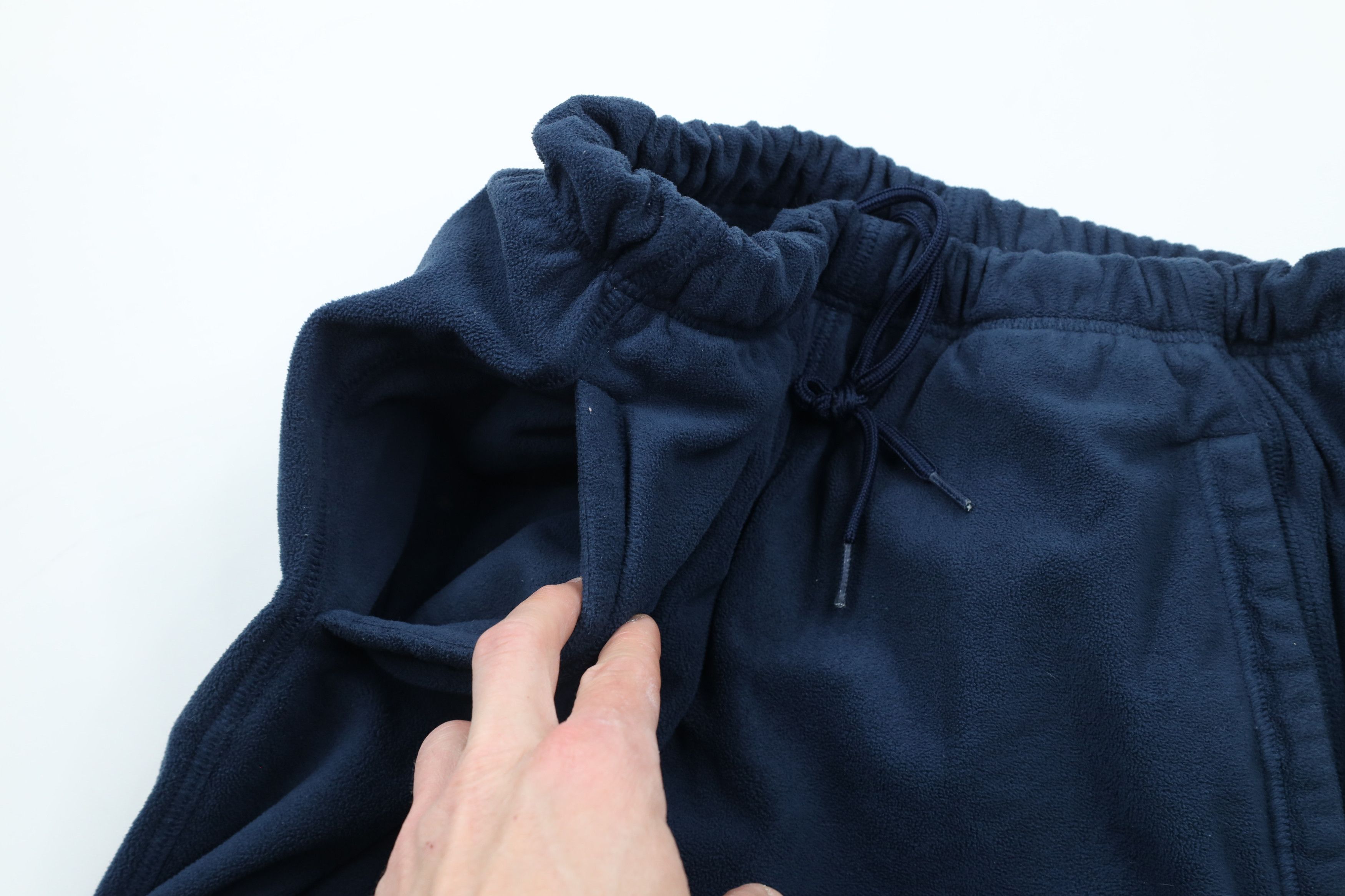 Reebok × Vintage Vintage Reebok Spell Out Wide Leg Fleece Sweatpants Blue Size US 32 / EU 48 - 6 Thumbnail