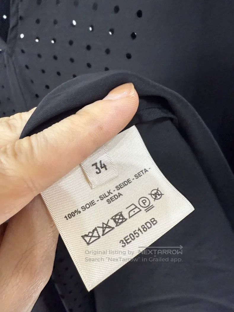 Hermes Hermes Cut-out print letter silk dress with long skirt, tw Size XXS / US 00 / IT 34 - 6 Thumbnail