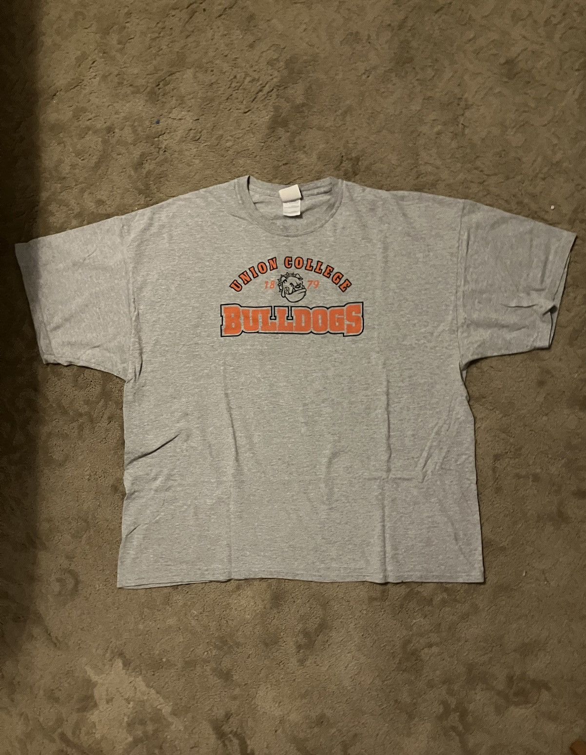 Vintage Grey Union College Tee shirt Size US XXL / EU 58 / 5 - 1 Thumbnail