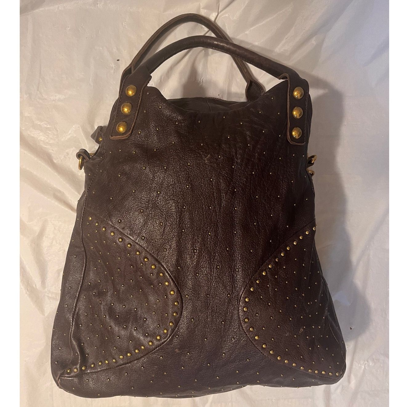 Other Vintage Abro brown leather crossbody bag with top handle Size ONE SIZE - 3 Thumbnail