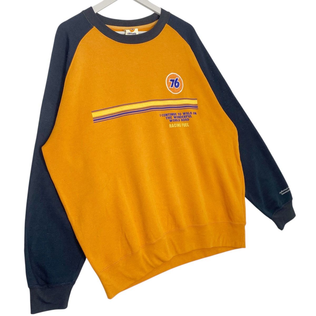 Other Vintage 76 Lubricants Crewneck Sweatshirt Big Printed Orange Size US L / EU 52-54 / 3 - 3 Thumbnail