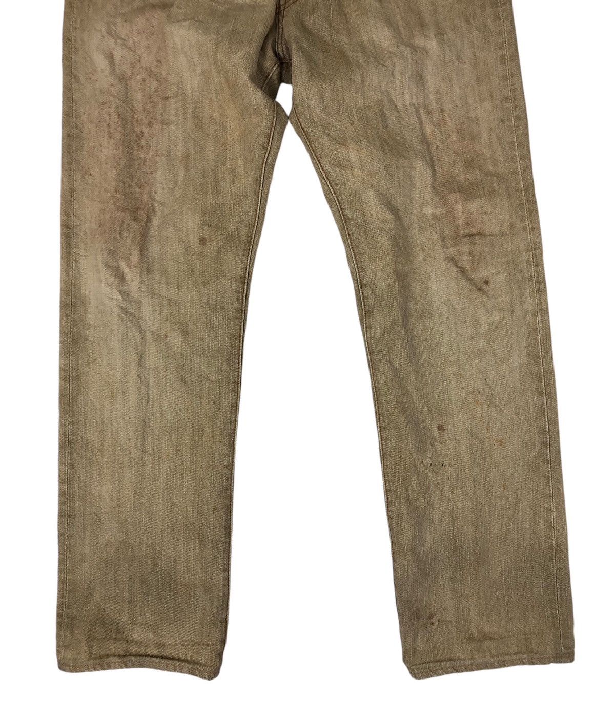 Eternal × Japanese Brand Eternal Distress Ripped Dirty Patina Denim Jeans Size US 31 - 4 Thumbnail