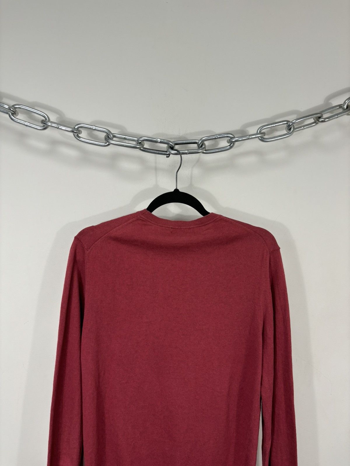 Suitsupply Suitsupply Men’s Cotton Cashmere Blend Red Knit Sweater Size US L / EU 52-54 / 3 - 11 Thumbnail