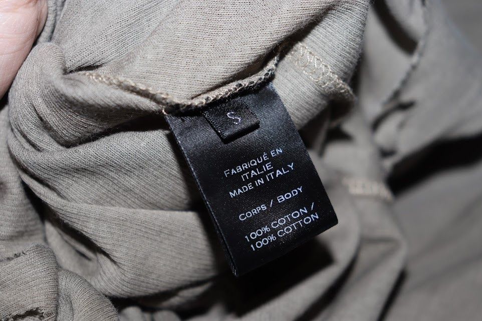 Balmain o1rshd1 Long-Sleeve Distressed T-Shirt in khaki Size US S / EU 44-46 / 1 - 10 Thumbnail