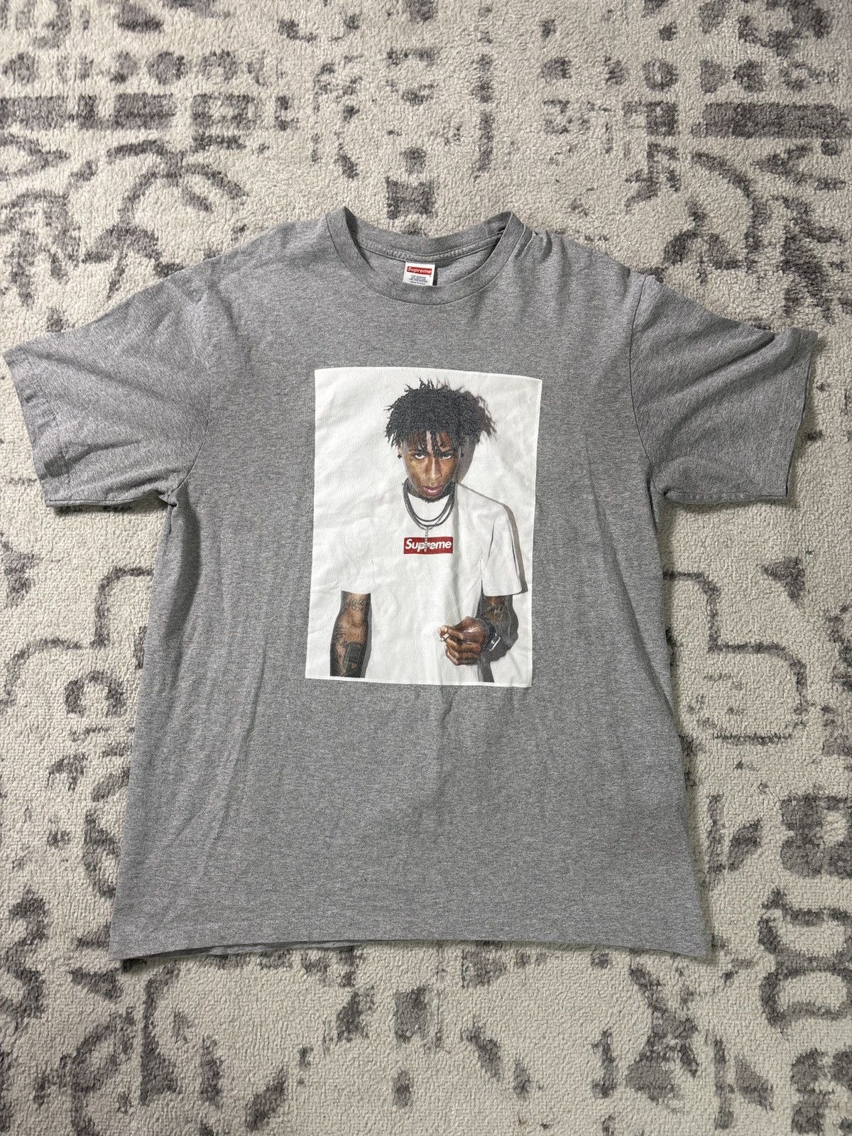 Supreme 23FW NBA Youngboy Tee ヘザーグレー Supreme NBA Youngboy Tee Heather Grey Men's - FW23 - US