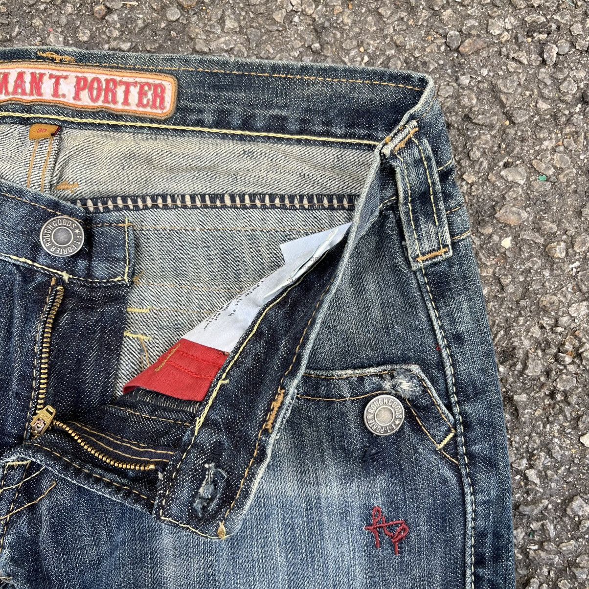 Freeman T. Porter NWT FREEMAN T PORTER FLARED JEANS Y2K BOOTCUT LOW RISE DENIM Size US 30 / EU 46 - 6 Thumbnail
