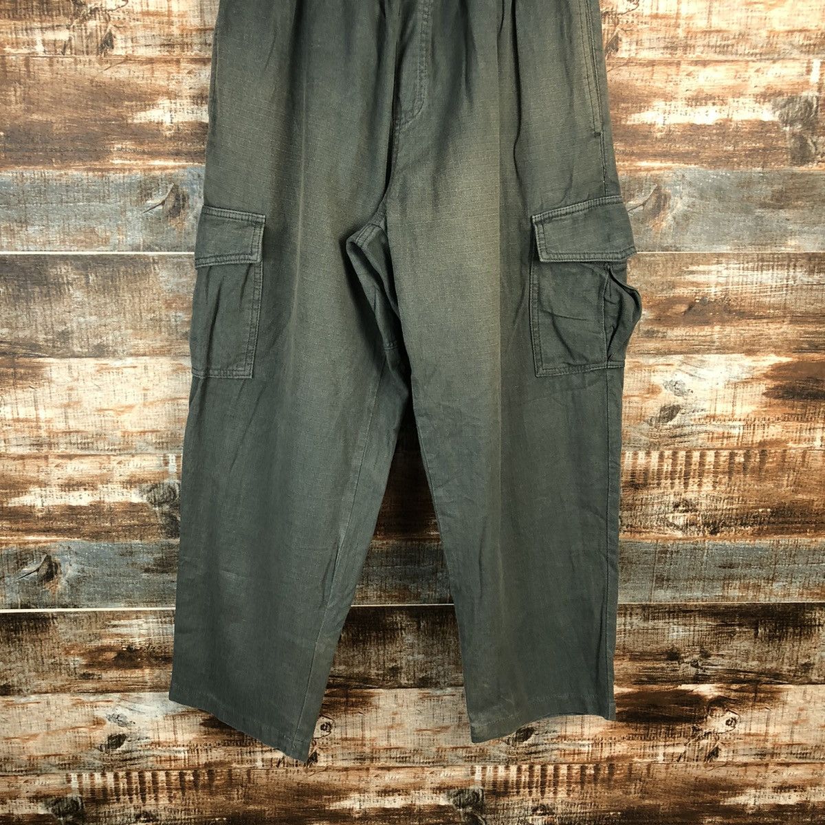 Japanese Brand Polar Green Cargo Multipocket Pants #A1419 Size US 28 / EU 44 - 3 Thumbnail