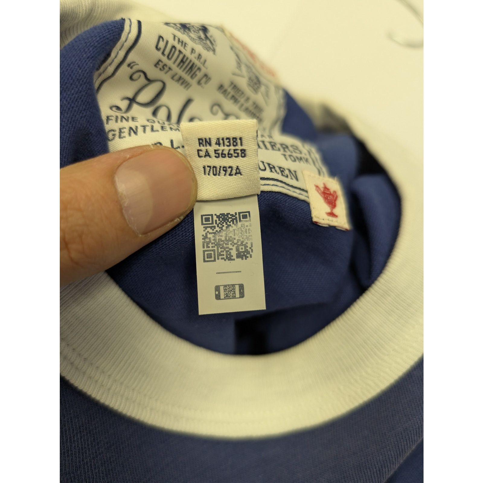 Polo Ralph Lauren o1rshd1 CC20 Classic Fit Reversible Jersey T-Shirt in Blue Size US S / EU 44-46 / 1 - 15 Thumbnail