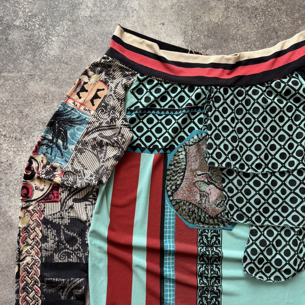 20471120 Save the Queen Y2K Crazy Blouse (Jean Paul Gaultier Style) Size XL / US 12-14 / IT 48-50 - 4 Thumbnail
