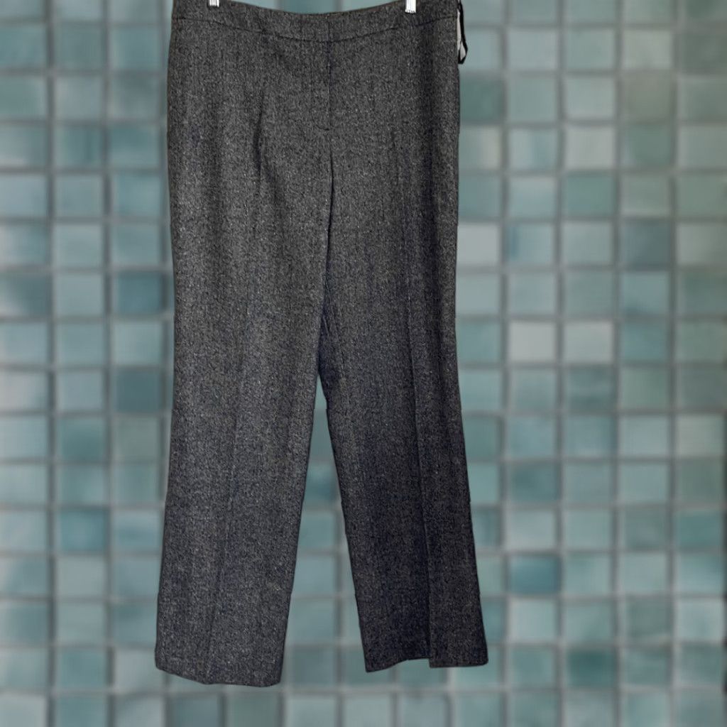 Jones New York Jones New York Women’s Black White Marbled Dress Pants size 14 Classic Fit NEW Size 36" / US 14 / IT 50 - 1 Thumbnail