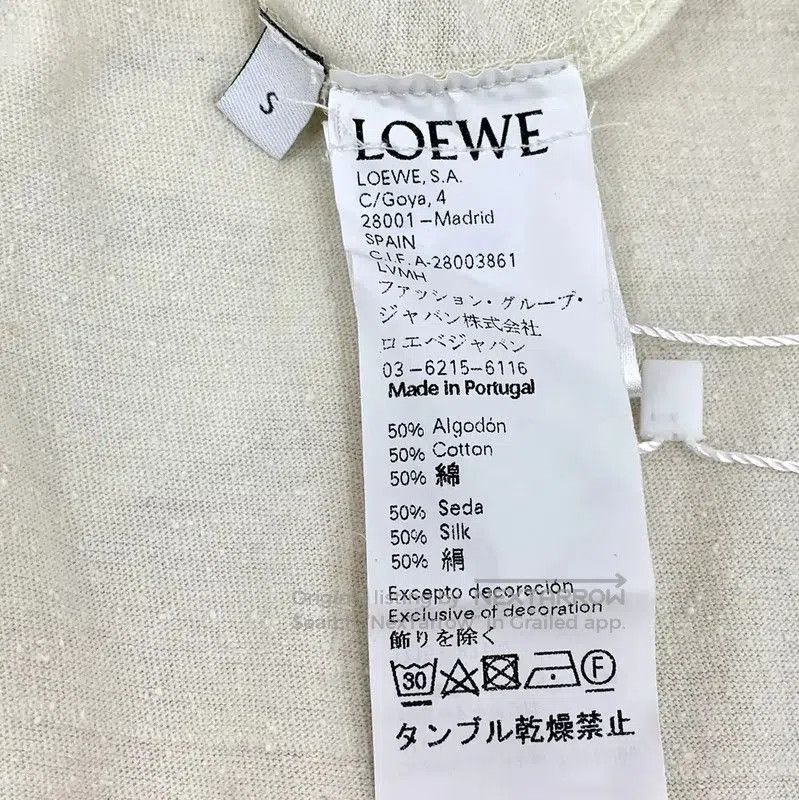 Loewe Loewe Cream Cotton Hooded Dress . Size S / US 4 / IT 40 - 6 Thumbnail