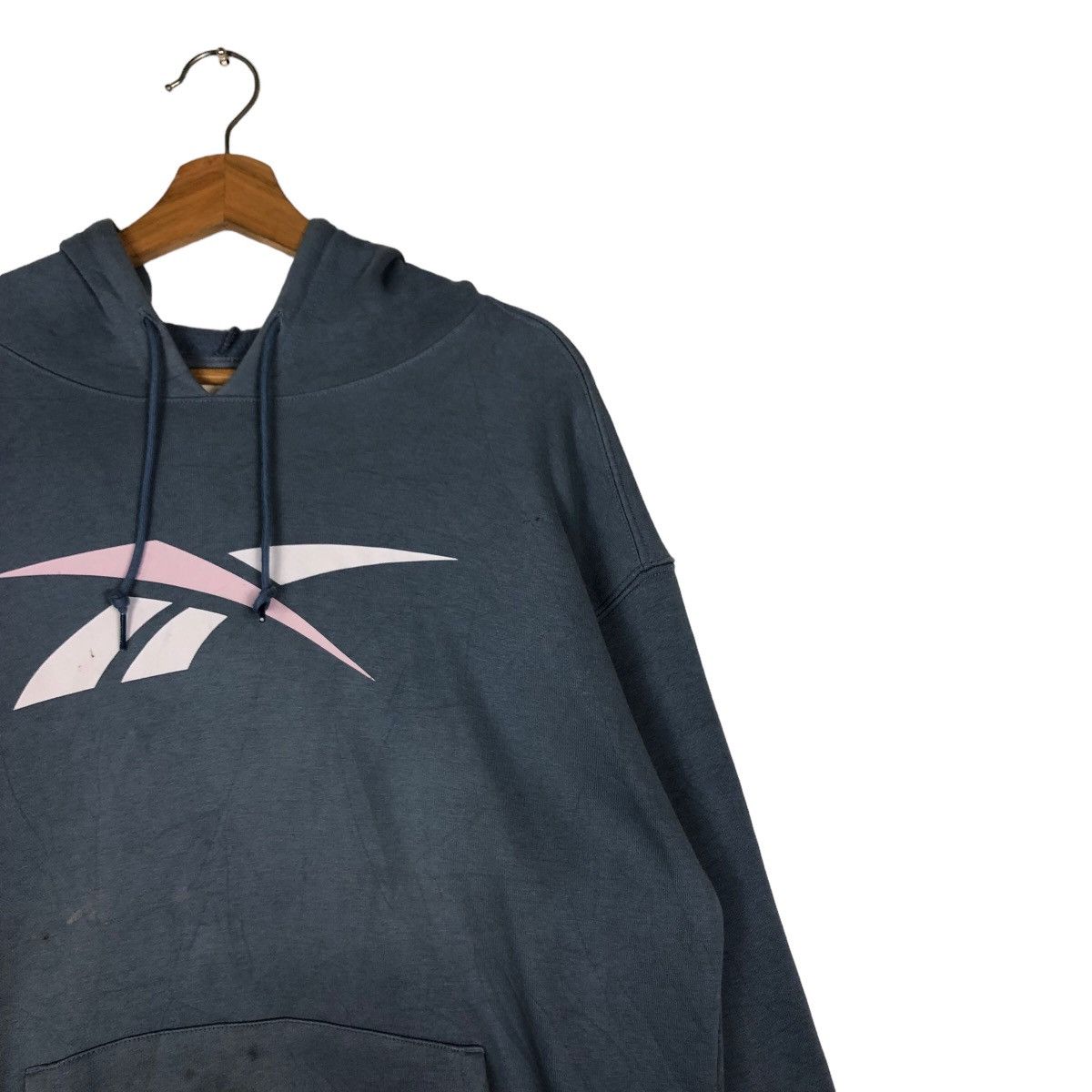 Japanese Brand 🔥90’s Vintage Hoodie Pull Over Anorak Reebok Big Logo Size US M / EU 48-50 / 2 - 6 Thumbnail