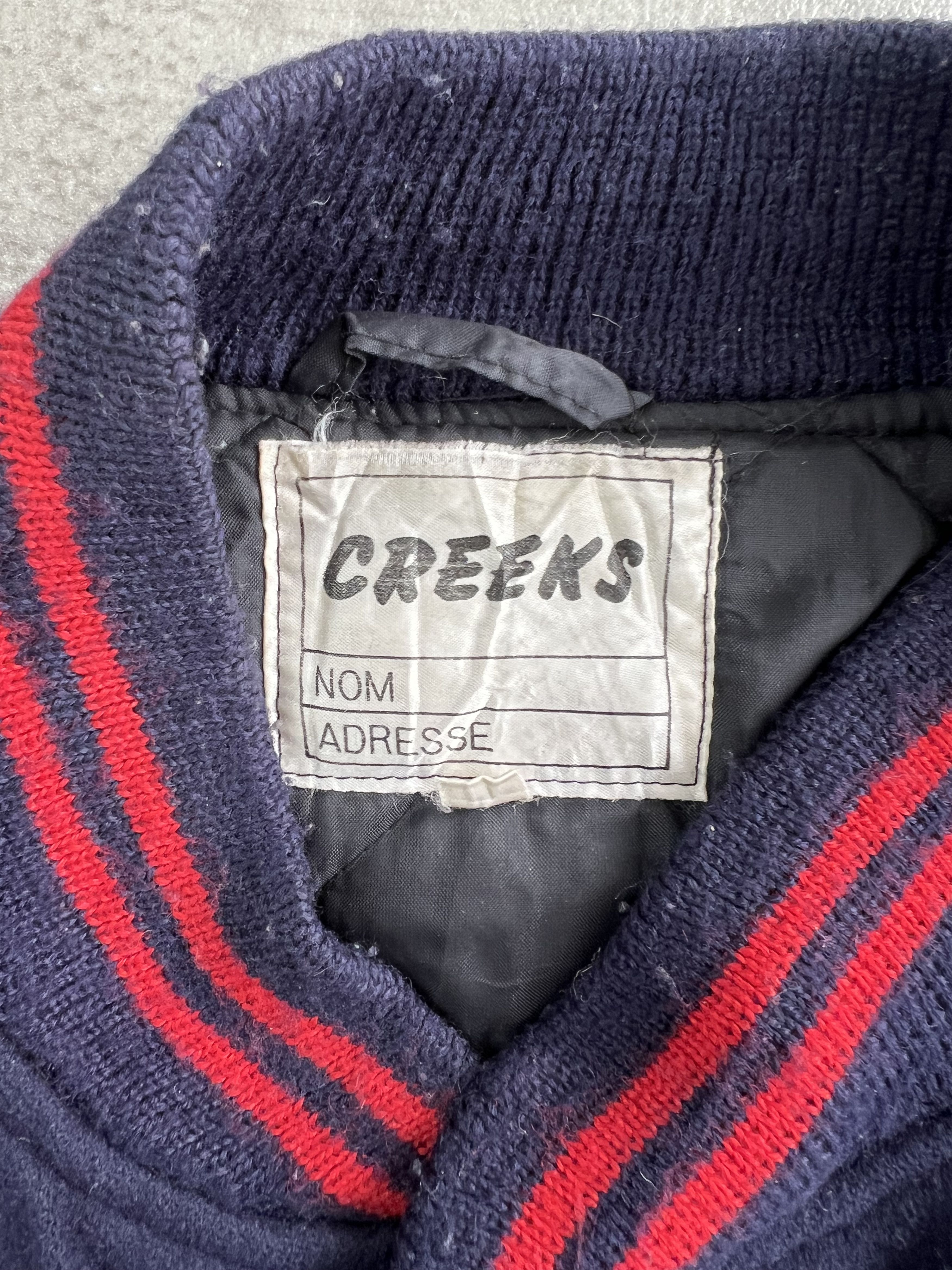 MLB × Vintage VARSITY JACKET WOOL CREEKS BASEBALL Size US M / EU 48-50 / 2 - 5 Thumbnail