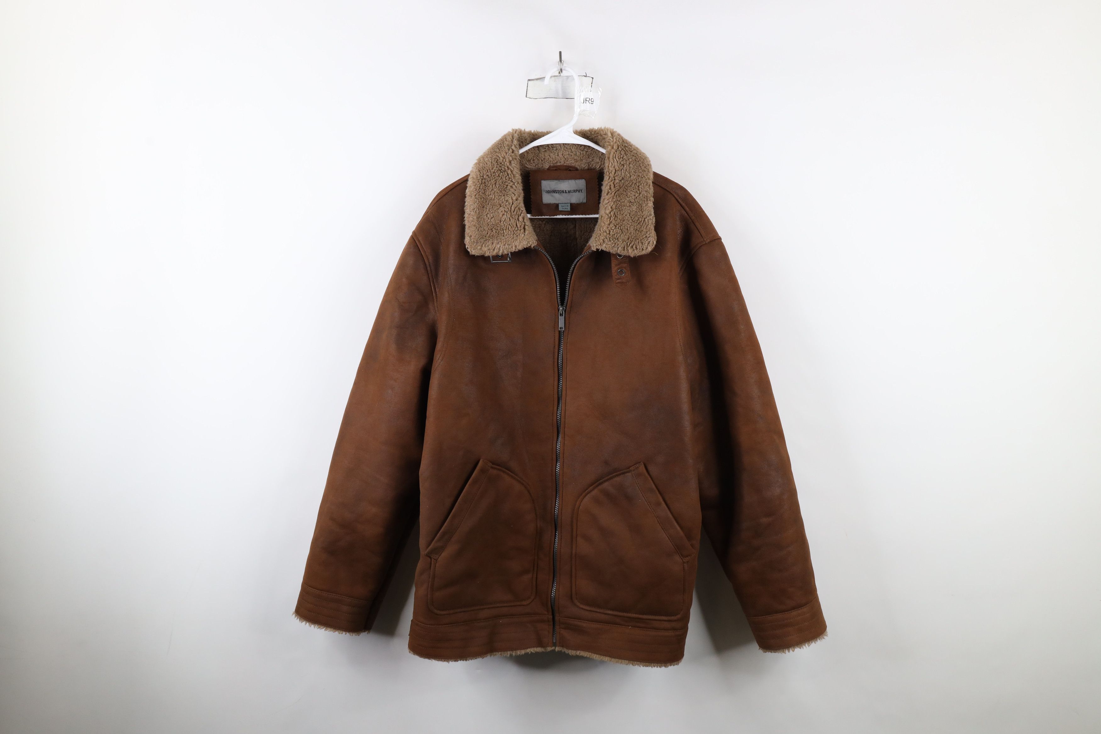 Johnston & Murphy × Vintage Vintage Johnston & Murphy Military B3 Bomber Jacket Brown Size US XXL / EU 58 / 5 - 1 Thumbnail