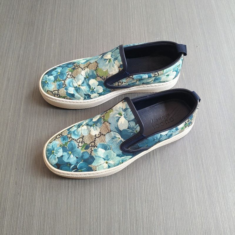 Gucci Gucci Floral Print Slip-On Sneakers for Men - Size US 8.5 / EU 41-42 - 1 Thumbnail