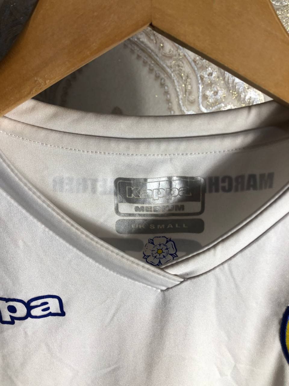Kappa VINTAGE KAPPA FC LEEDS UNITED ENGLAND SOCCER JERSEY RETRO Size US M / EU 48-50 / 2 - 5 Thumbnail