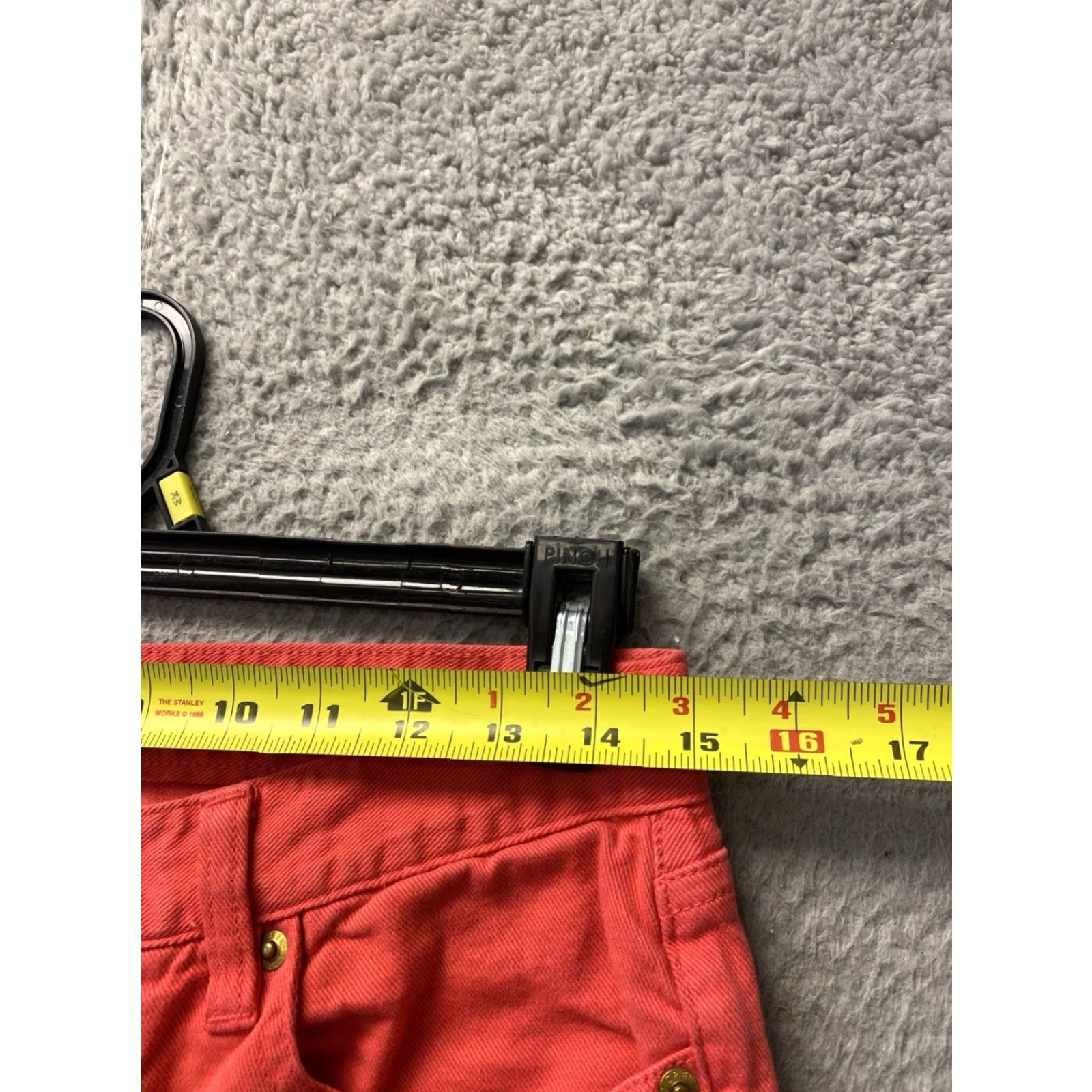 Denime J Crew Jeans Women’s Denim 30x27 Slim 5-Pocket Zip Bright Magenta Cotton Size 30" / US 8 / IT 44 - 6 Thumbnail
