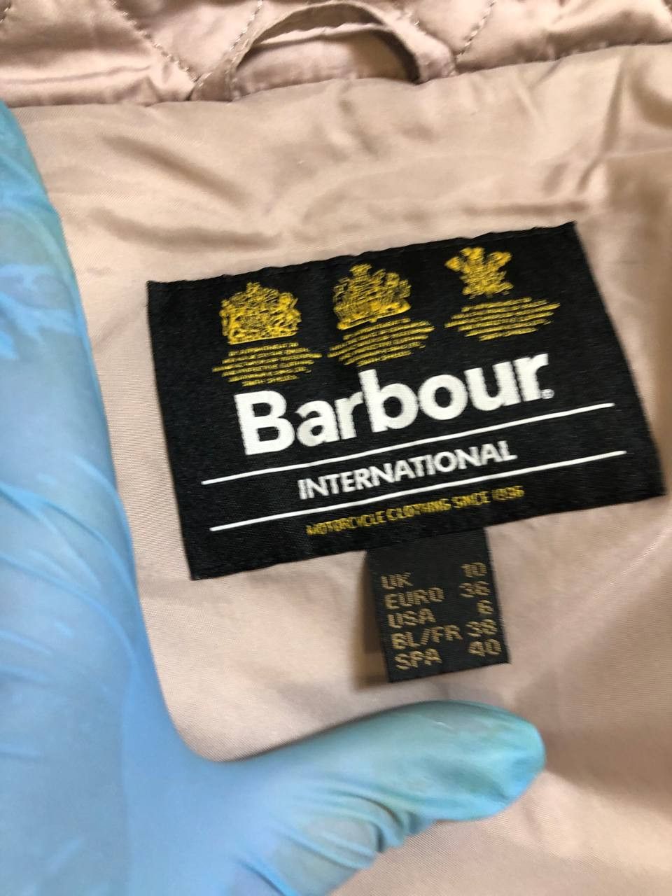 Barbour BARBOUR Womens International Latte Enduro Quilt Jacket Size M / US 6-8 / IT 42-44 - 11 Thumbnail
