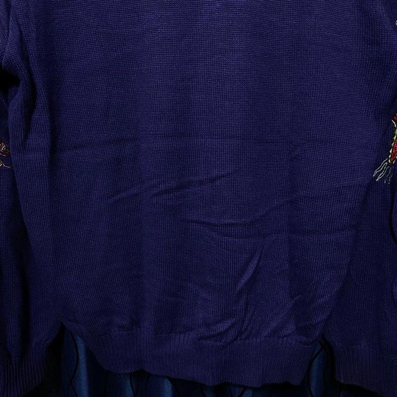 Wacko Maria Wacko Maria Knit Shirt Dragon Purple Shirt Size US M / EU 48-50 / 2 - 5 Thumbnail