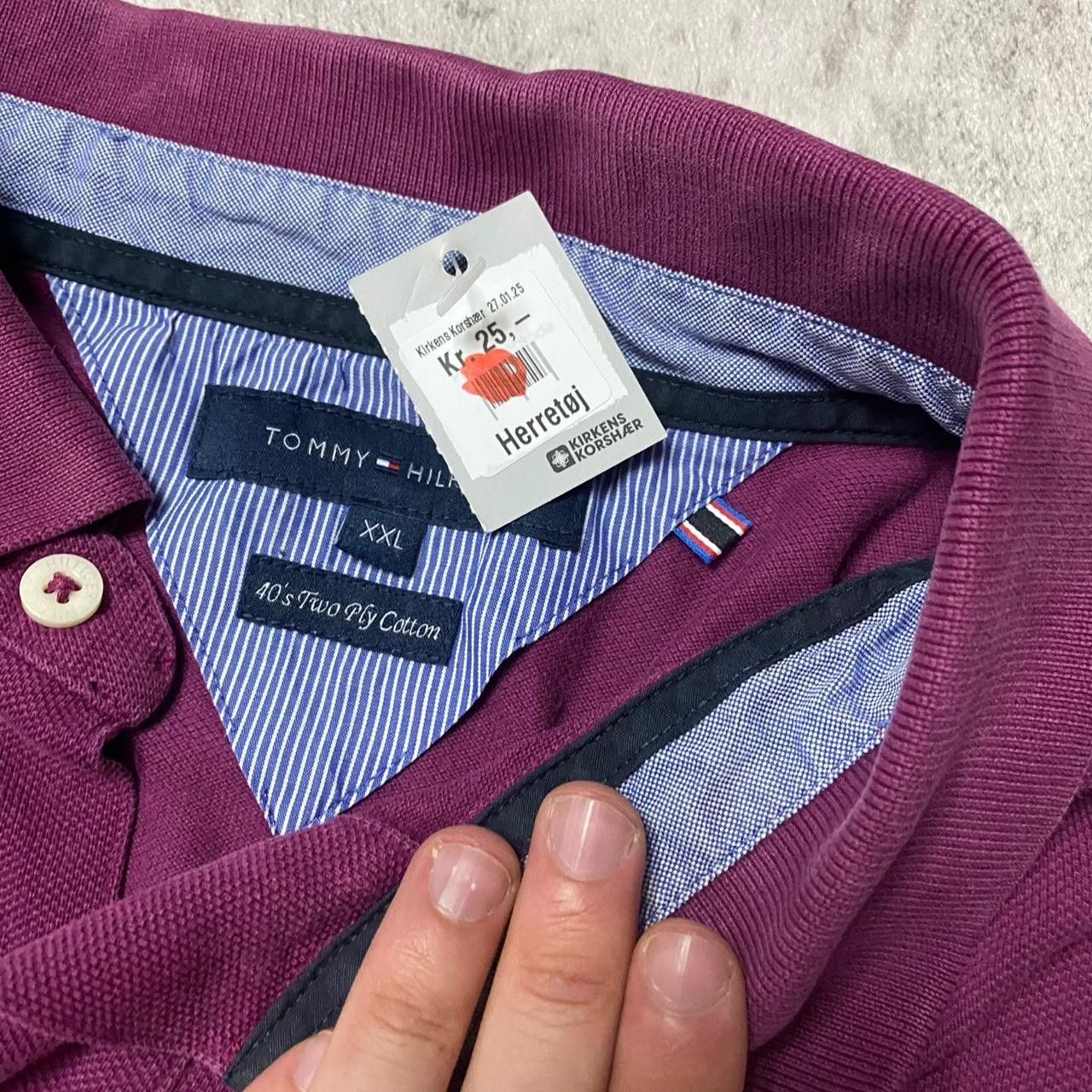Tommy Hilfiger Purple Tommy Hilfiger polo shirt #poloshirt Size US XXL / EU 58 / 5 - 3 Thumbnail