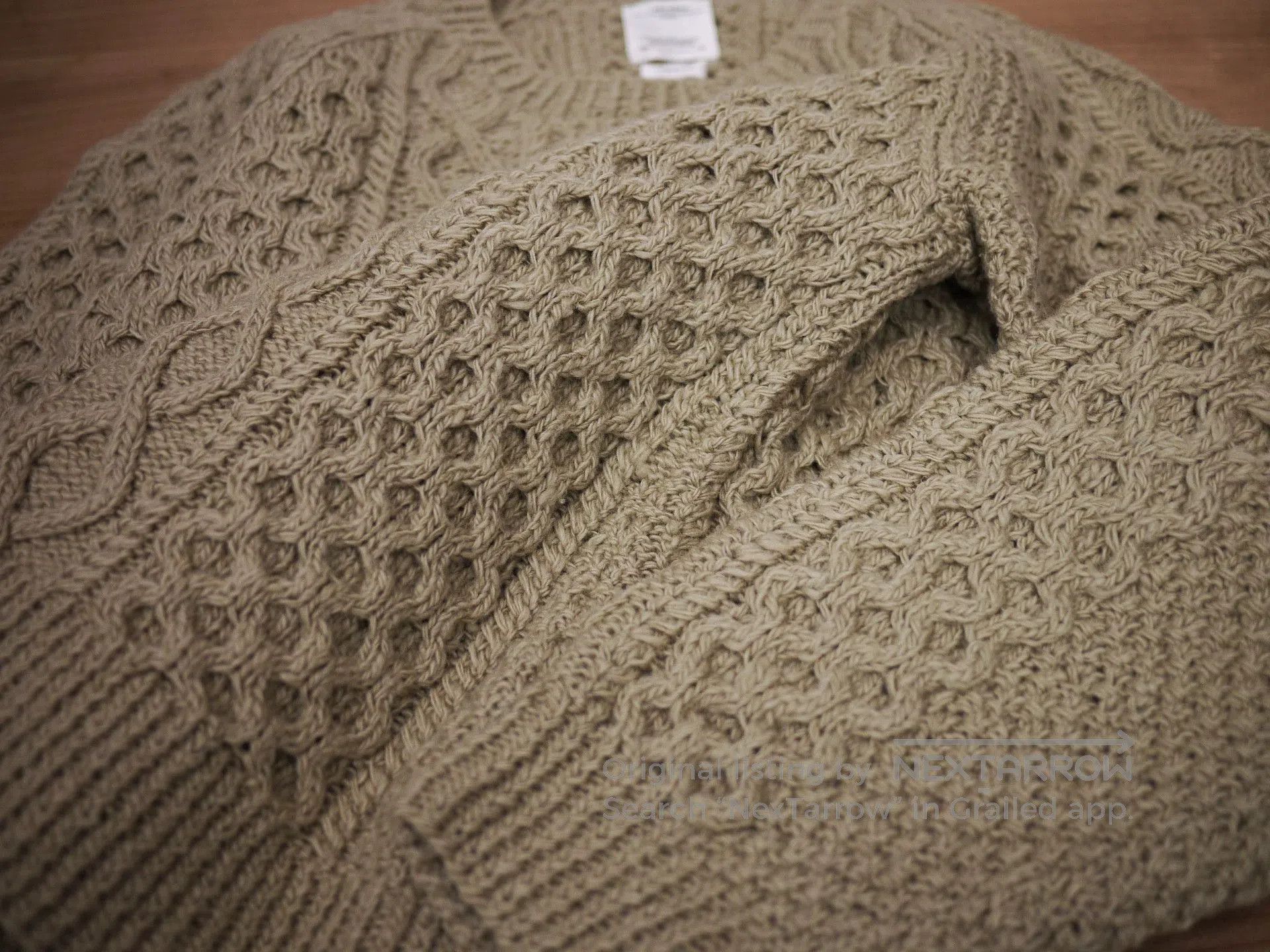 Visvim visvim 19aw galway crew hand-knit sweater. Size US M / EU 48-50 / 2 - 6 Thumbnail