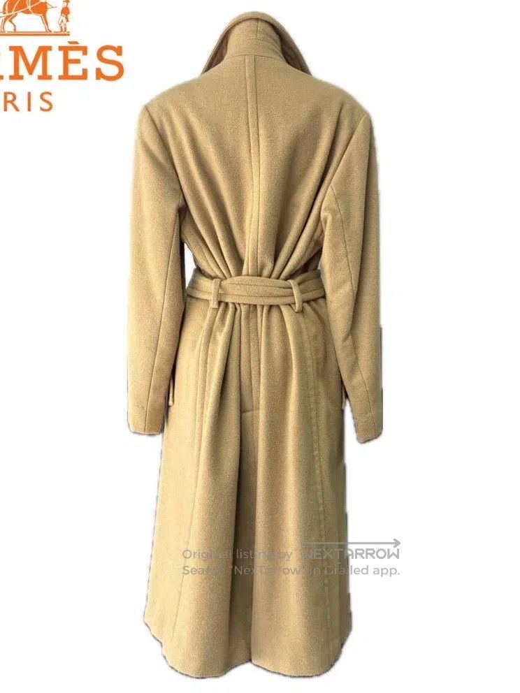 Hermes Hermes Margiela Camel Hair Overcoat Size XXS / US 00 / IT 34 - 3 Thumbnail