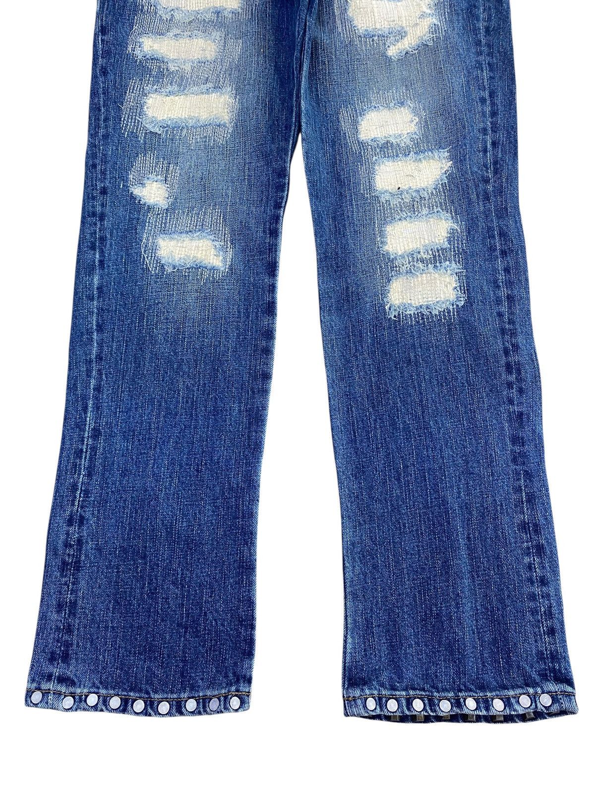 Cook Jeans Cook Jeans Brand Ripped Studs Style Straight Jeans Size US 29 - 9 Thumbnail