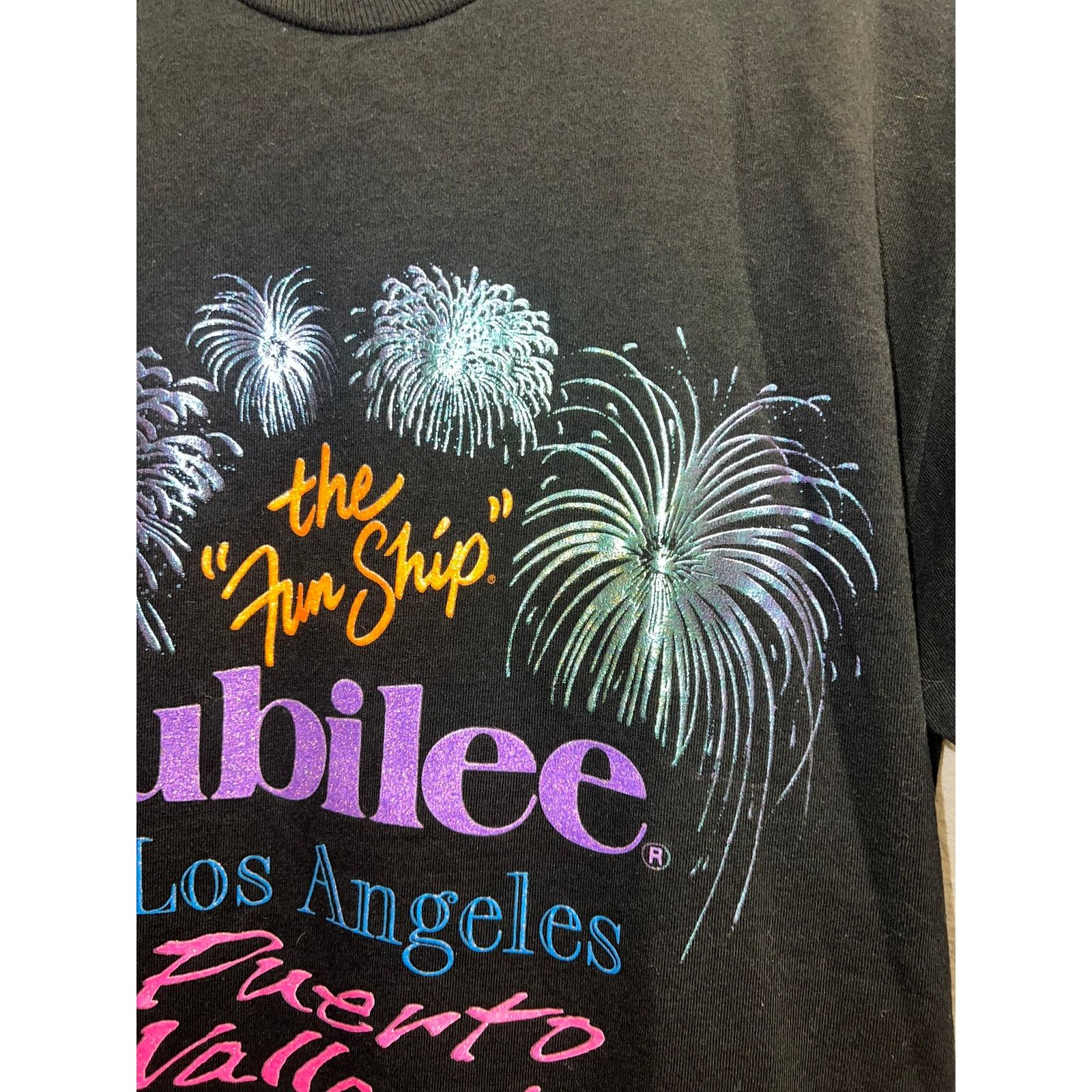 Jerzees Vintage Jubilee Shirt The Fun Ship Carnival Yacht 90s VTG Size US M / EU 48-50 / 2 - 4 Thumbnail