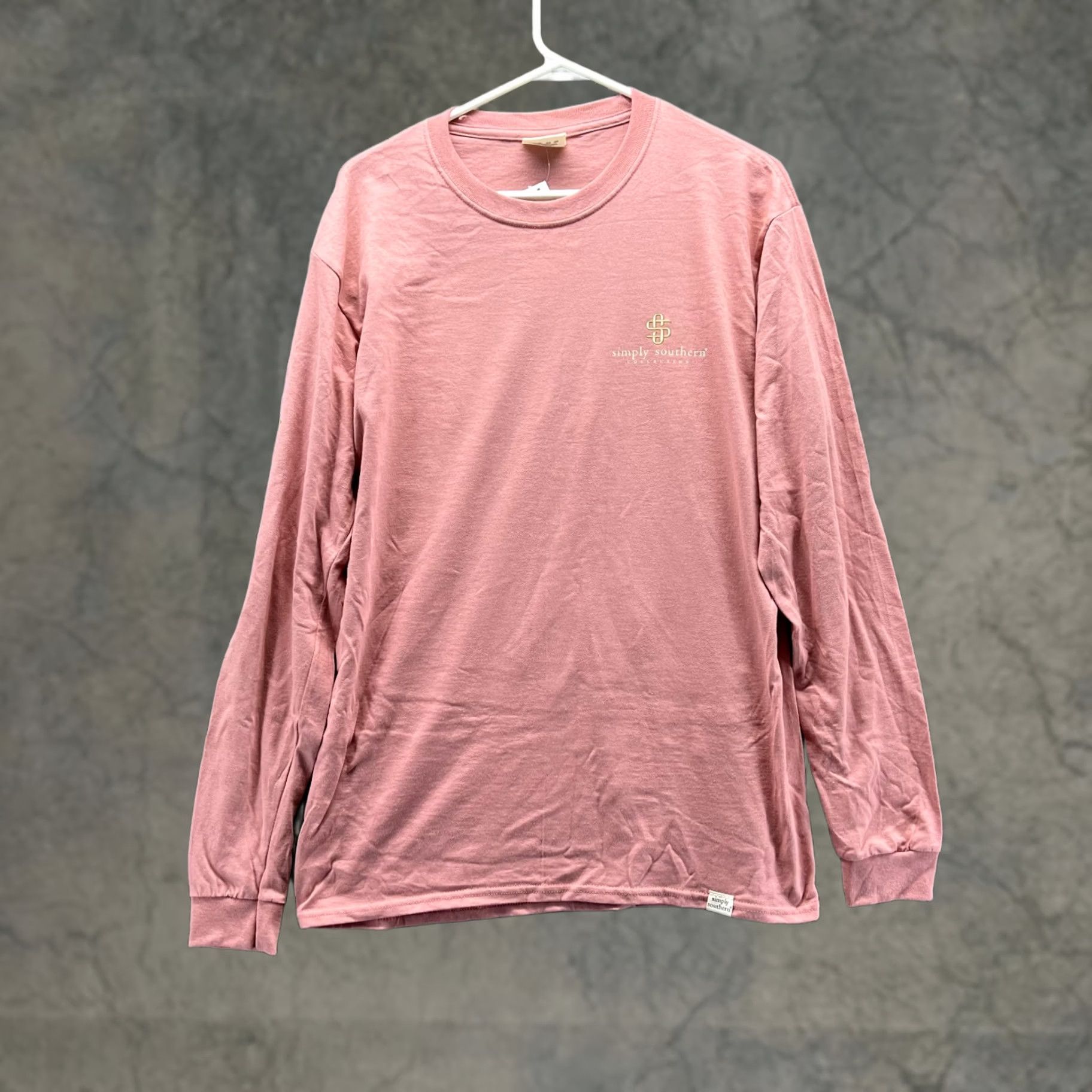 Pinko Simply Southern Shirt Men Medium Adult Pink Crewneck Long Sleeve Size US M / EU 48-50 / 2 - 1 Thumbnail