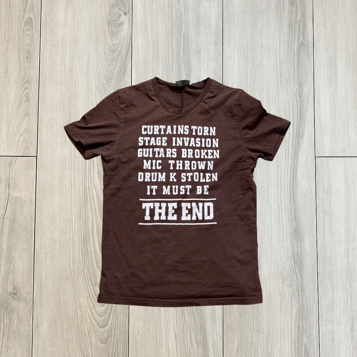 Dior × Hedi Slimane Dior Homme AW05 “The End” Runway Tee | Grailed