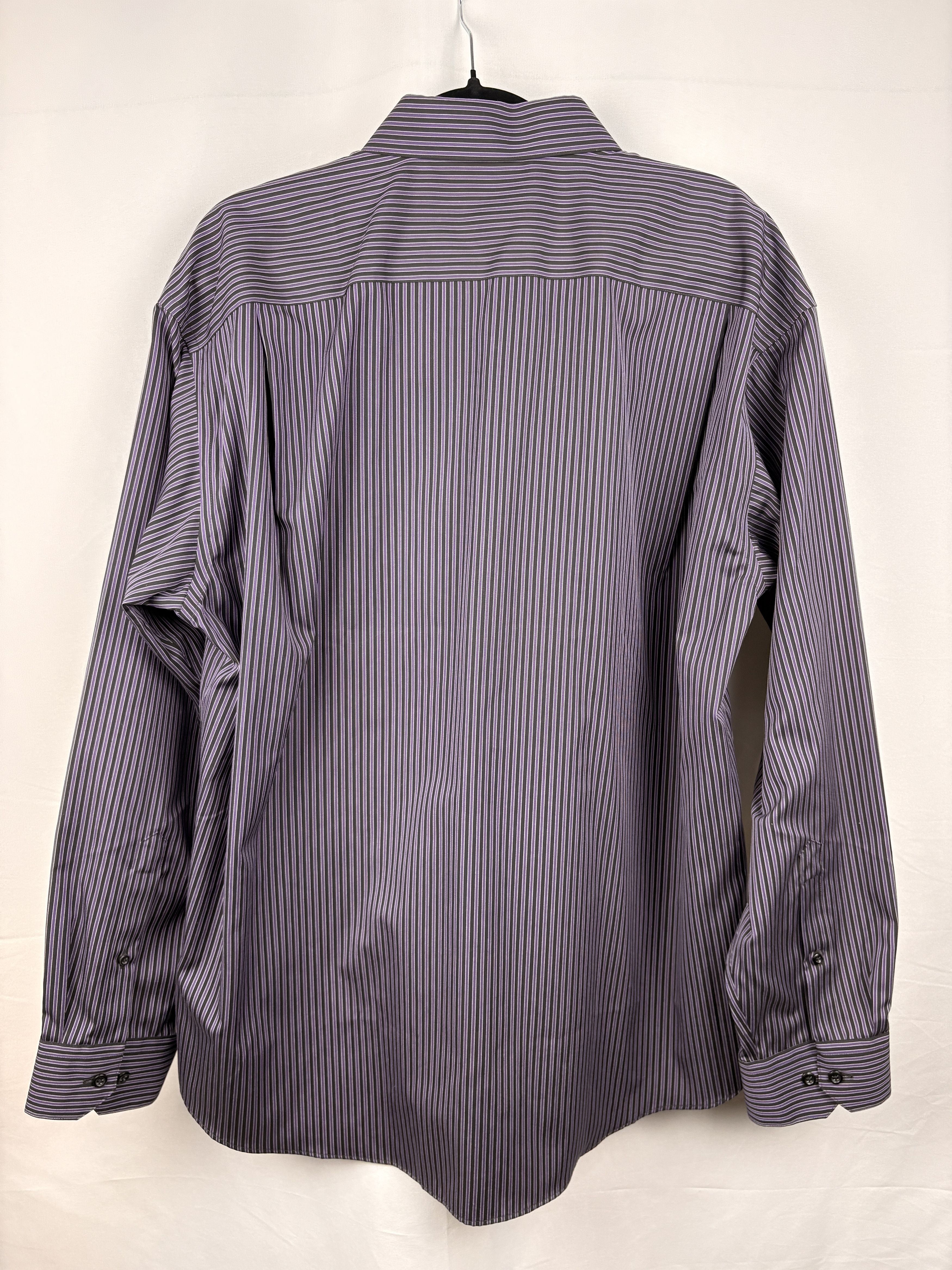 Pronto Uomo Pronto Uomo Purple/Black Striped Size US XL / EU 56 / 4 - 2 Thumbnail