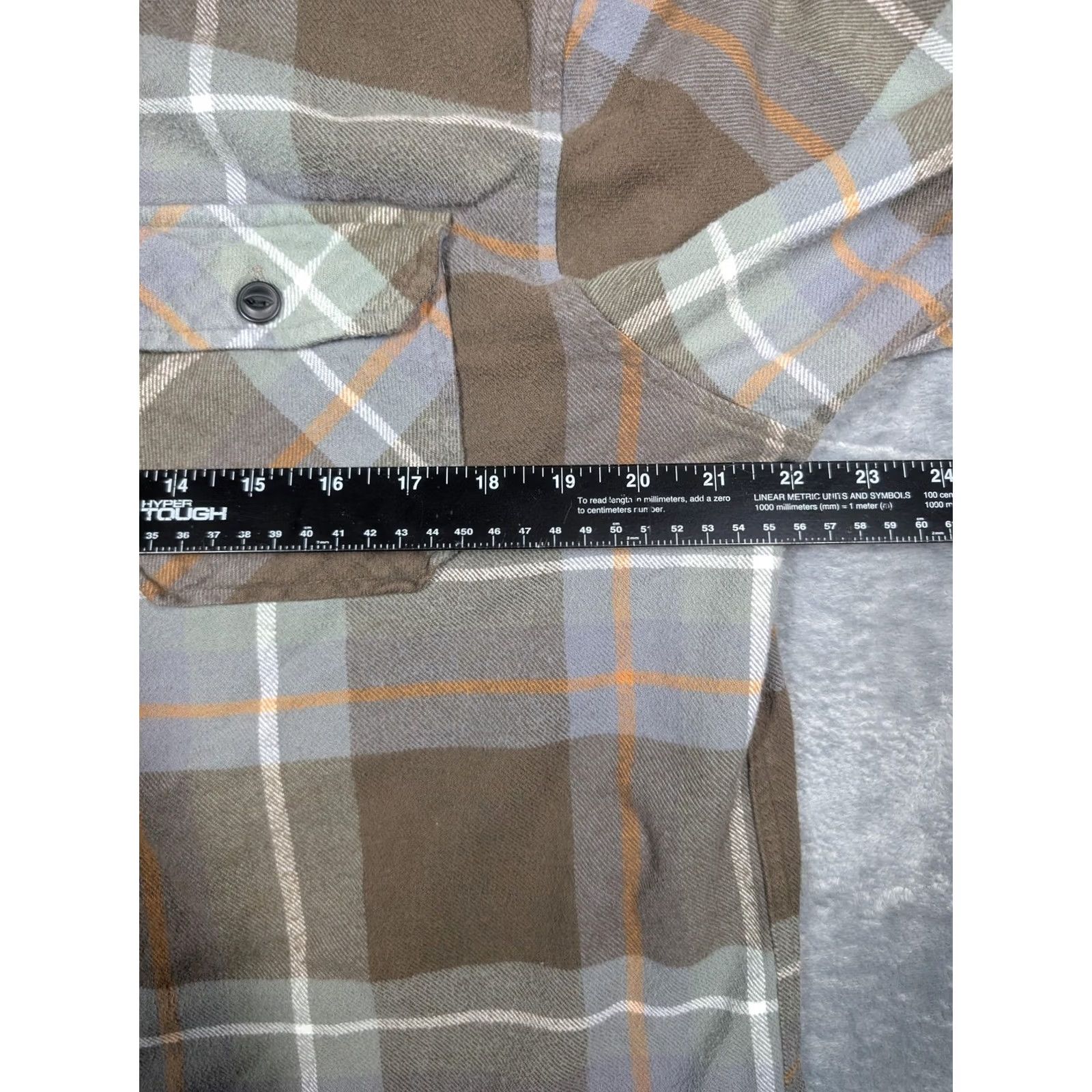 Vintage VINTAGE Dakota Grizzly Shirt Mens L Brown Plaid Flannel Long Sleeve Button Up Casual Size US L / EU 52-54 / 3 - 3 Thumbnail