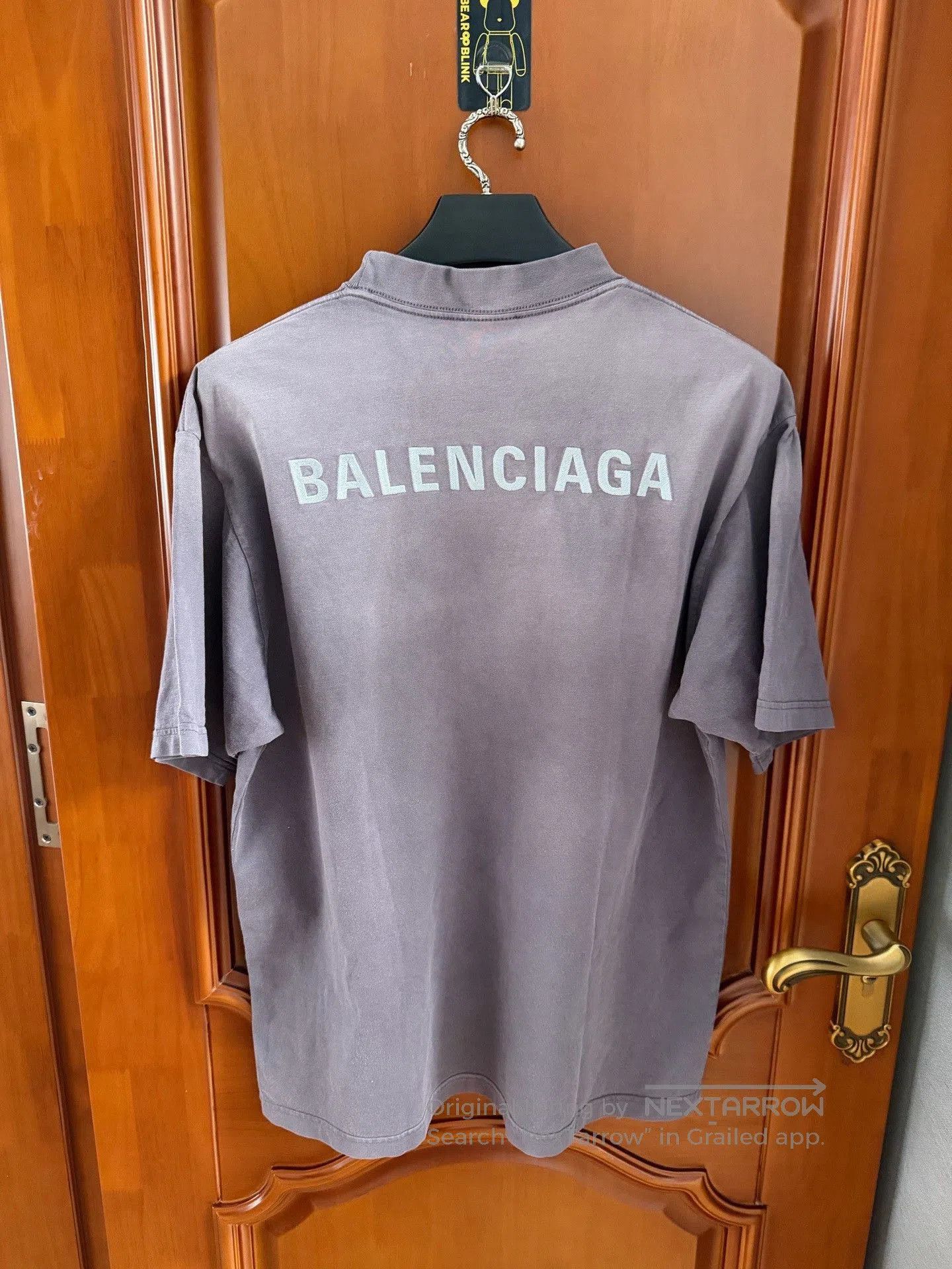 Balenciaga Balenciaga Purple Gradient Logo Short-Sleeve T-Shirt. Size US S / EU 44-46 / 1 - 2 Thumbnail