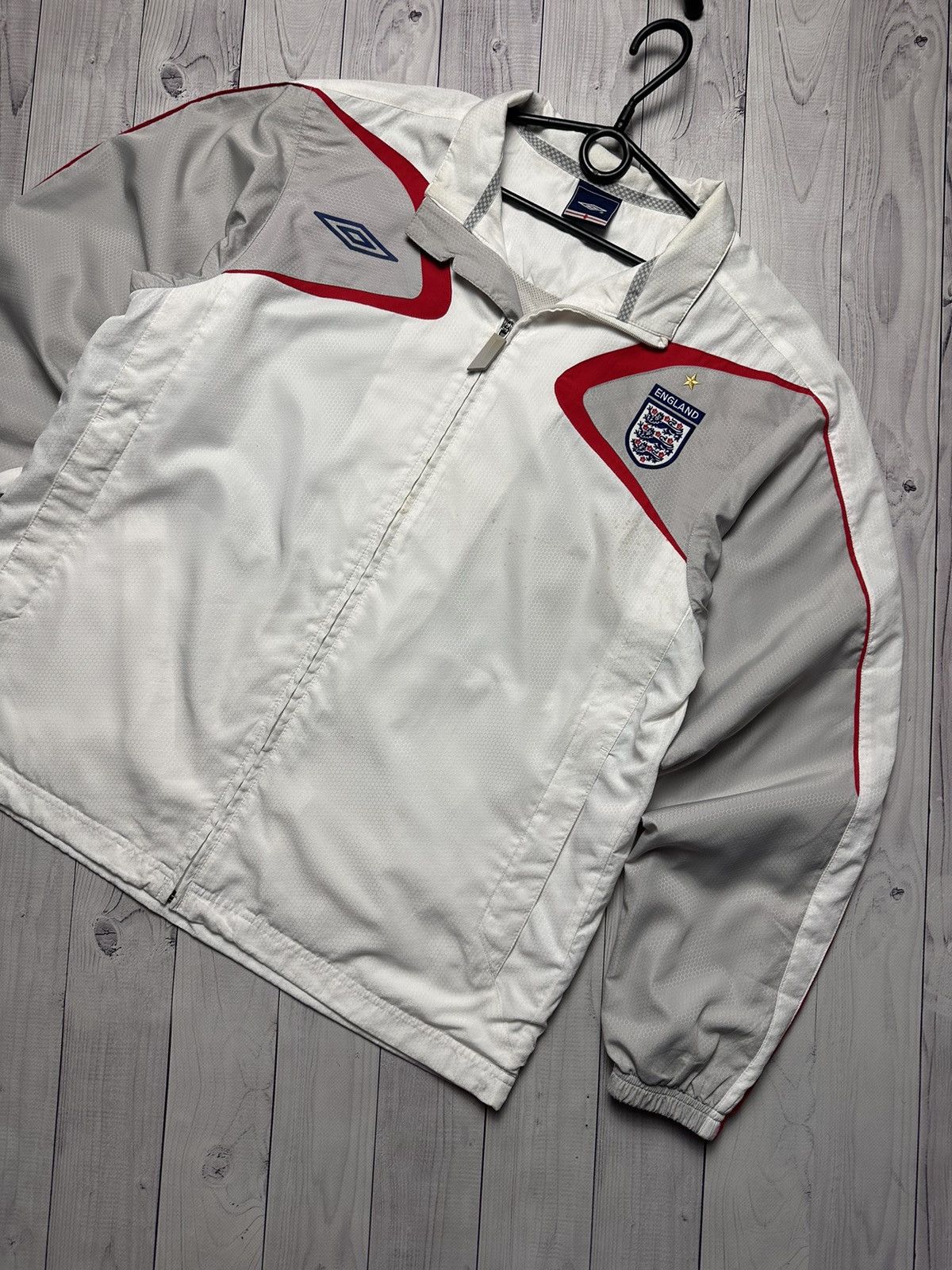 Umbro × Vintage Vintage England Umbro track jacket size M Size US M / EU 48-50 / 2 - 2 Thumbnail