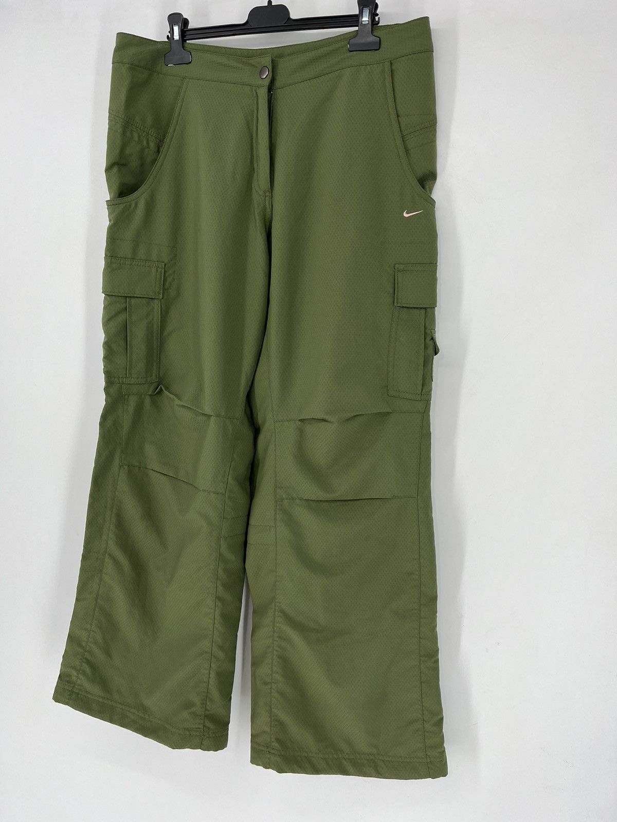 Nike × Vintage Vintage Y2K Nike Nylon Drill Track Pants NikeFit Size US 32 / EU 48 - 3 Thumbnail