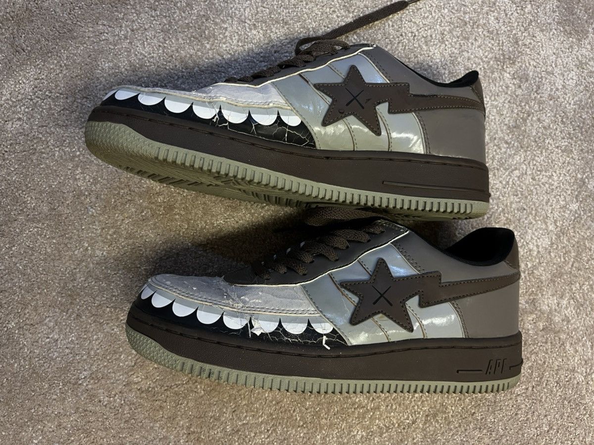 Bape × Kaws bape x kaws chomper bapesta shoes Size US 9 / EU 42 - 2 Thumbnail