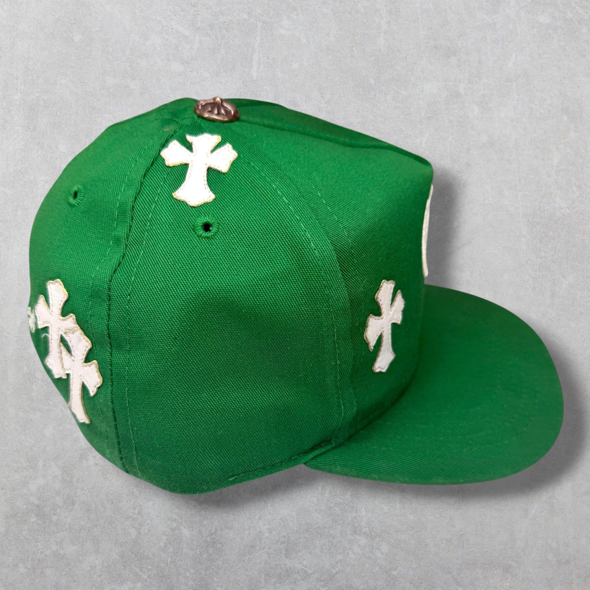 Chrome Hearts Chrome Hearts Cross Patch White/Green Hat Size ONE SIZE - 3 Thumbnail