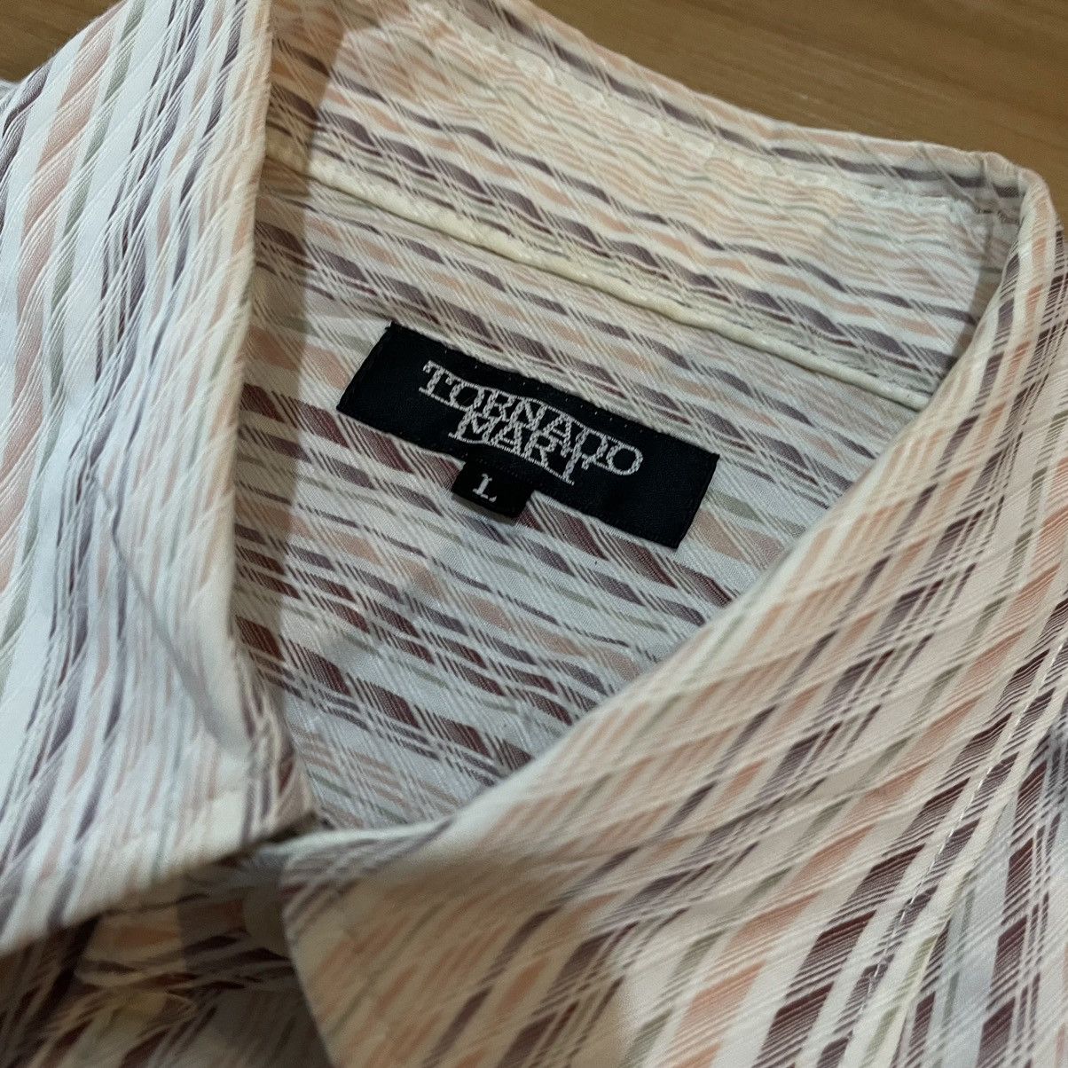 Tornado Mart Tornardo mart striped shirt Size US L / EU 52-54 / 3 - 4 Thumbnail