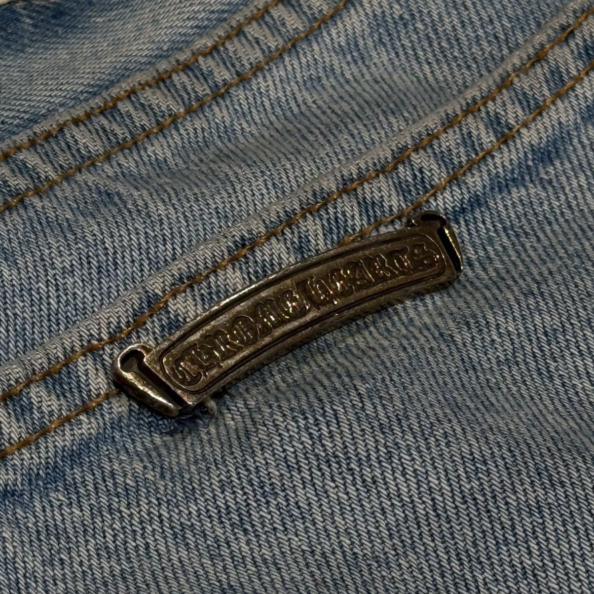 Chrome Hearts Chrome Hearts Purple Cross Patch Blue Jeans Levi’s Denim Size US 34 / EU 50 - 13 Thumbnail