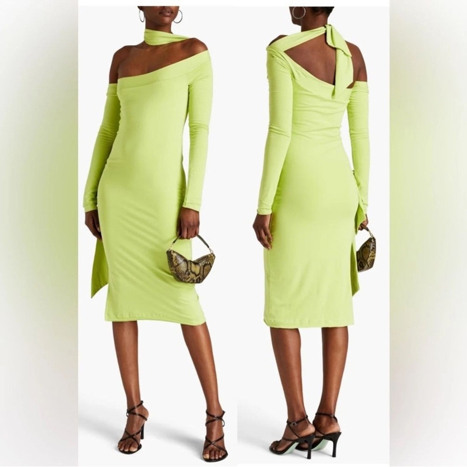 ROTATE Rotate Birger Christensen Beca Dress size 4 US Retail 480$ Size S / US 4 / IT 40 - 2 Thumbnail