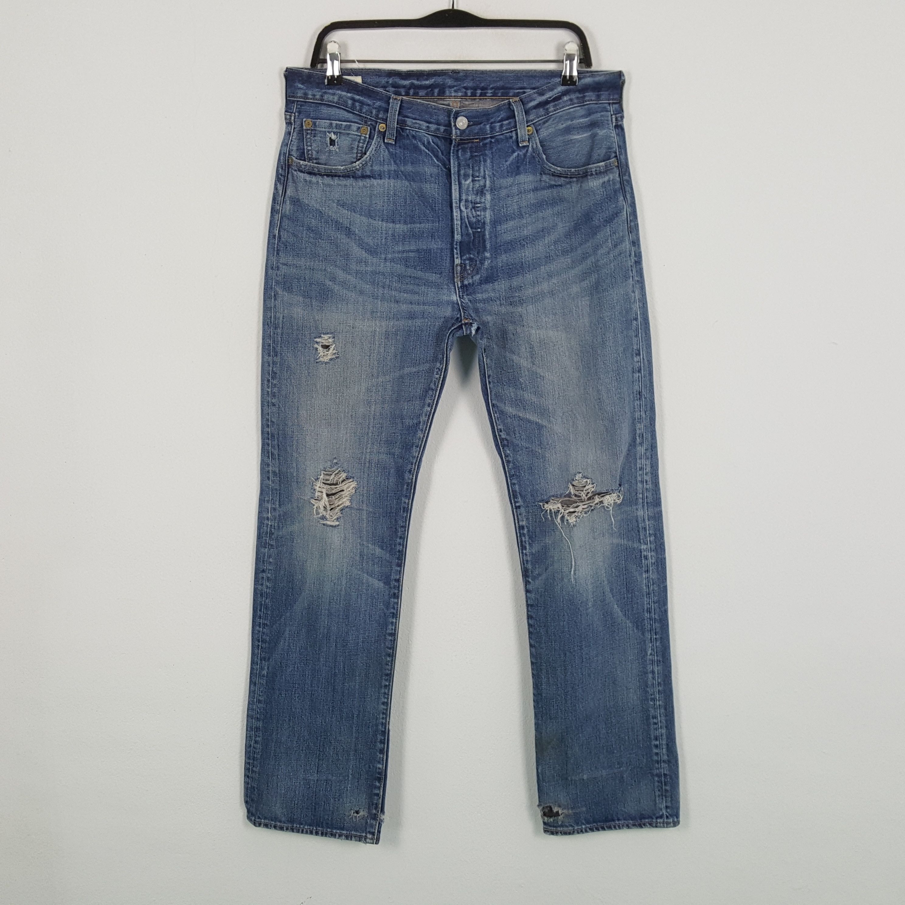 Levi's × Vintage LEVI'S Big E Jeans Daily Streetwear Style Distressed Size US 32 / EU 48 - 1 Thumbnail