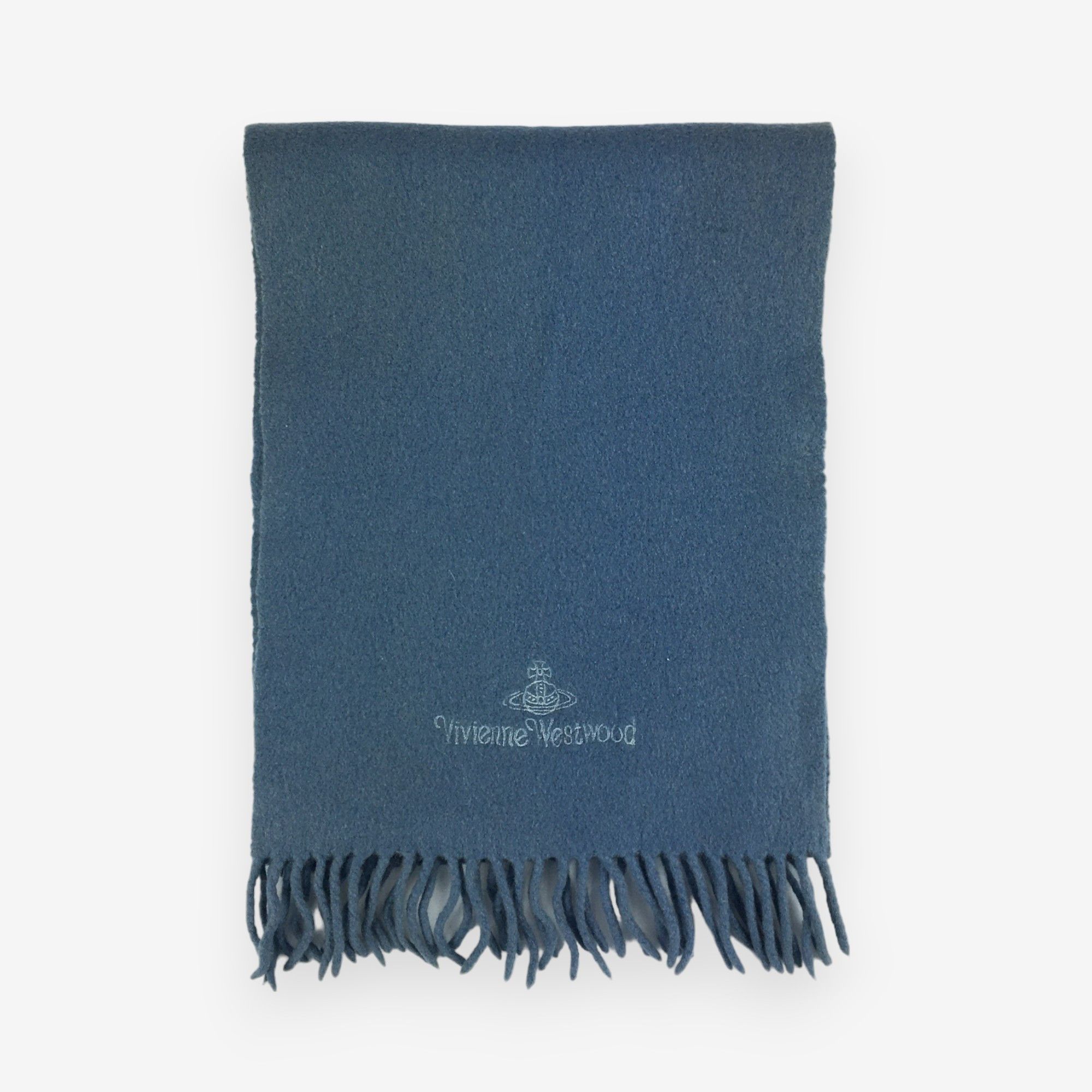 Vintage × Vivienne Westwood Vintage Vivienne Westwood Scarf Muffler Wool Orbs Scarves Size ONE SIZE - 3 Thumbnail