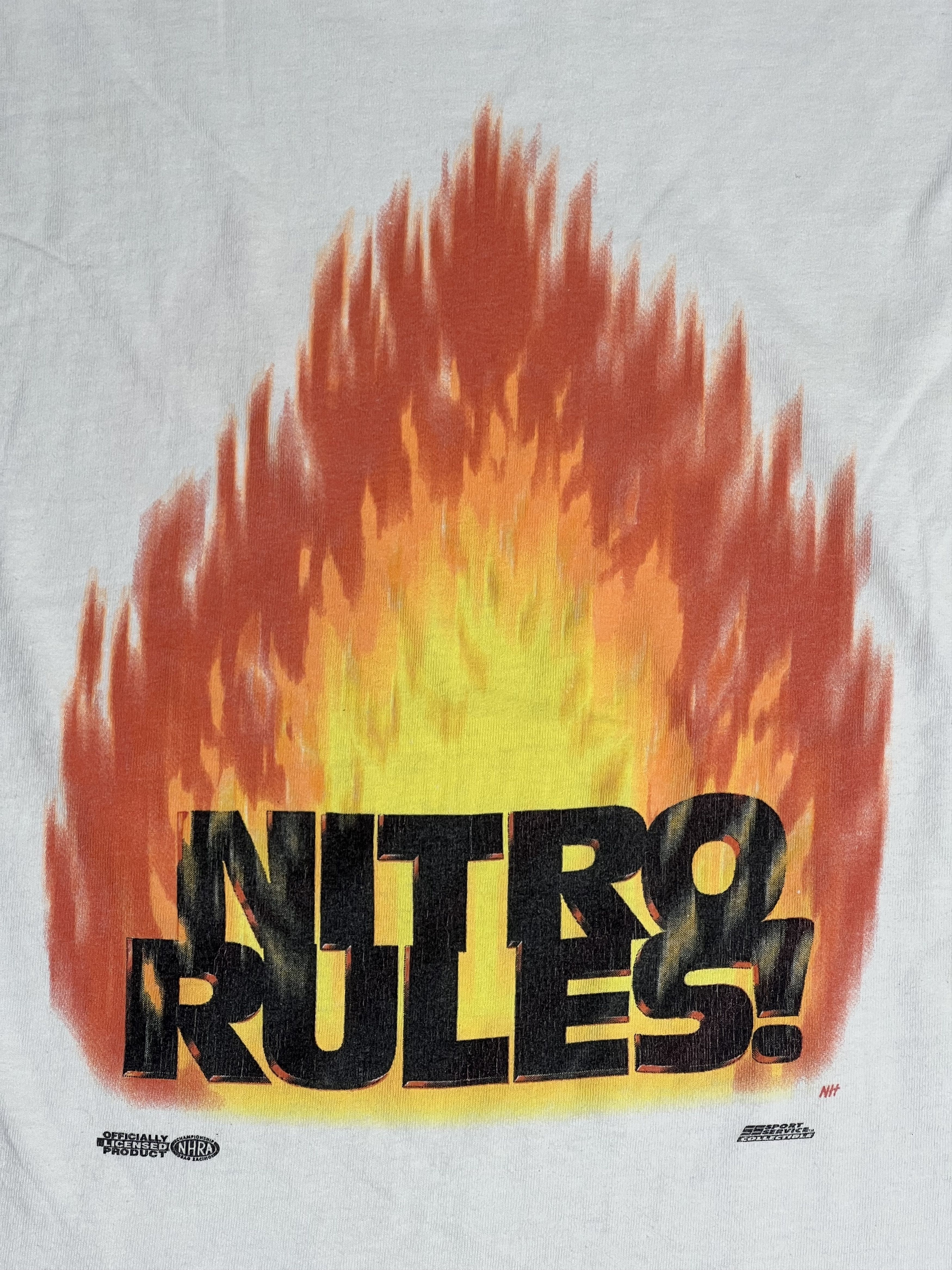Vintage Vintage NHRA Promo Long Sleeve Tee (M) GTMD886 Size US M / EU 48-50 / 2 - 2 Thumbnail