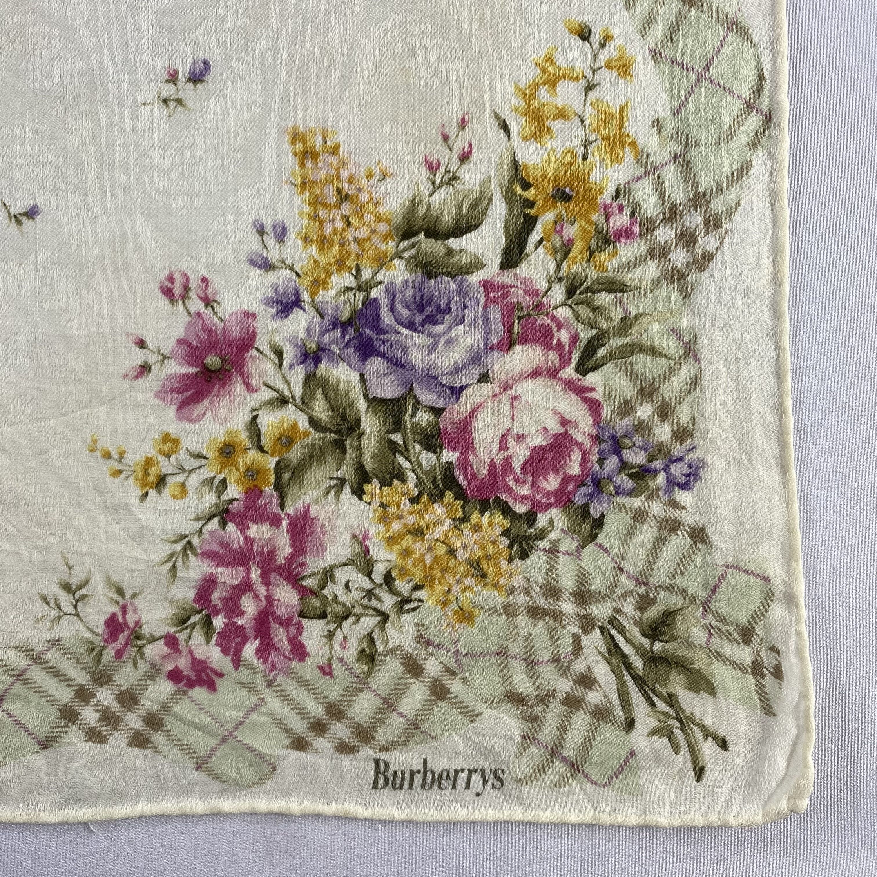 Burberry × Vintage Burberry Handkerchief / Neckerchief / Bandana-P911 Size ONE SIZE - 3 Thumbnail