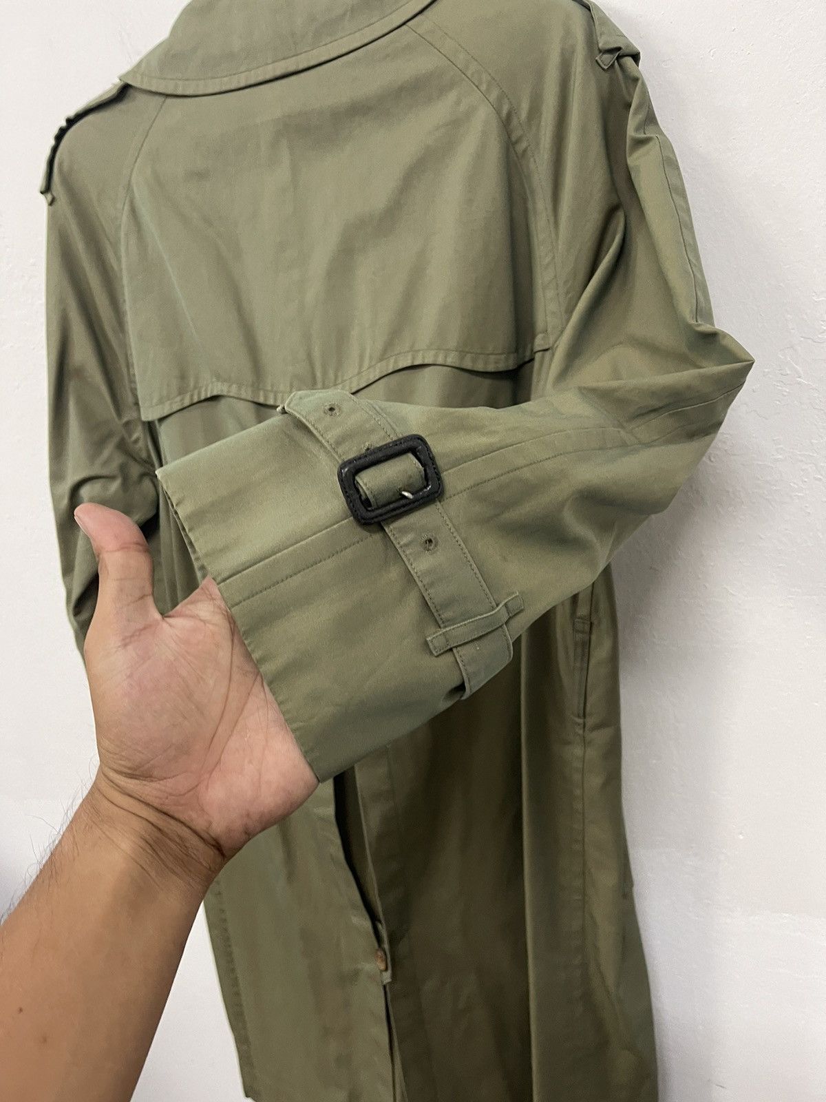 Burberry Prorsum × Vintage Burberry nova check trench long coat Size US M / EU 48-50 / 2 - 7 Thumbnail