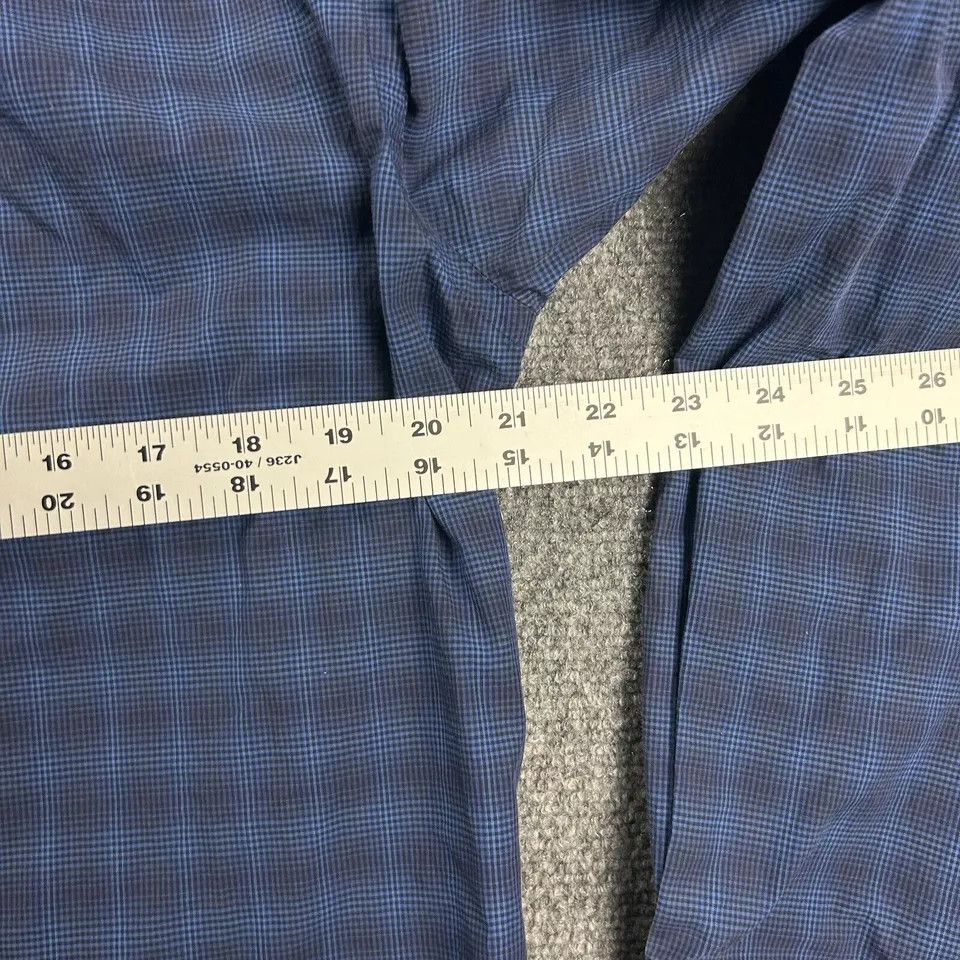 BUGATCHI Bugatchi Uomo Shirt Mens 16 Check 34/35 Button Up Cotton Size US L / EU 52-54 / 3 - 5 Thumbnail