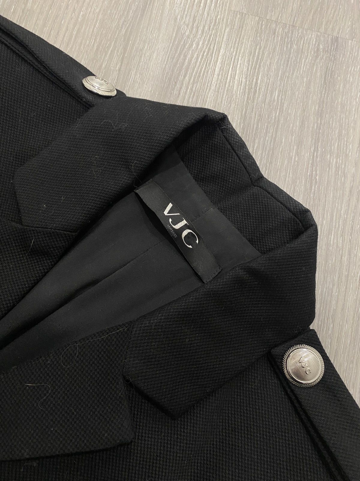 Balenciaga rare VERSACE black piercing punk blazer jacket Size M / US 6-8 / IT 42-44 - 5 Thumbnail