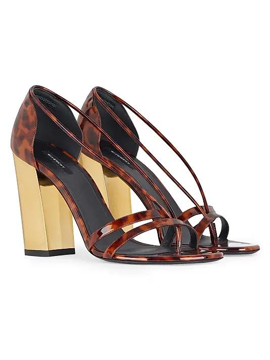 Givenchy os11x1225 Block Heeled Sandals in Multicolor Size US 11 / IT 41 - 2 Thumbnail