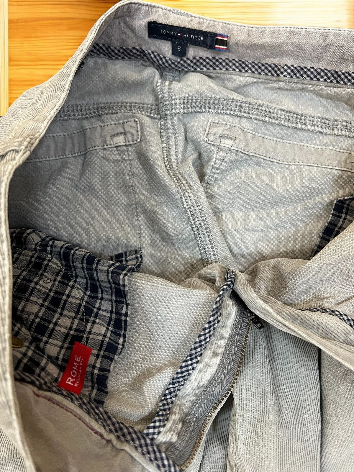 Tommy Hilfiger Tommy Hilfiger Rome grey corduroy trousers size W31 L32 Size US 31 - 5 Thumbnail